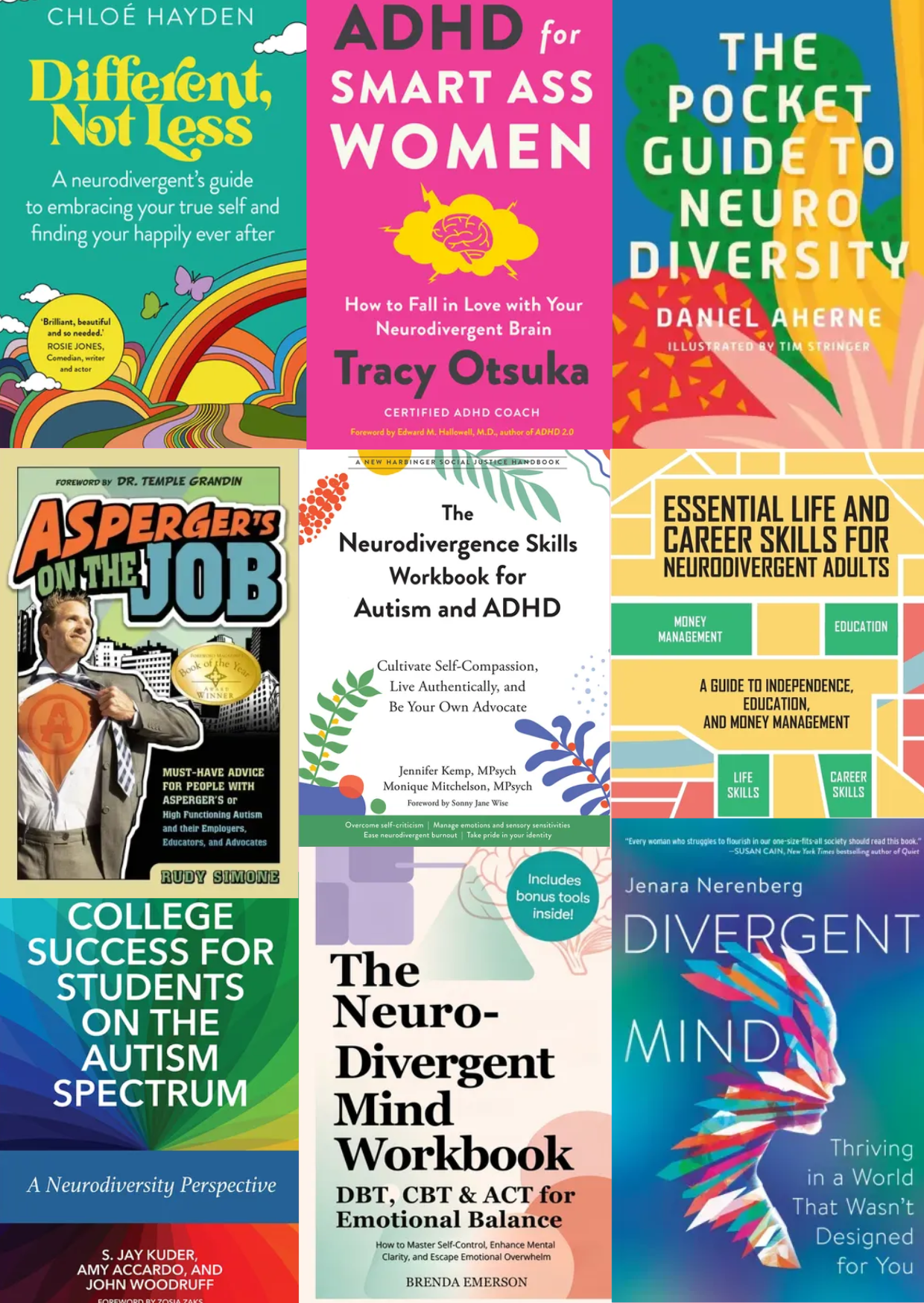 Guides and workbooks for neurodiverse adults
